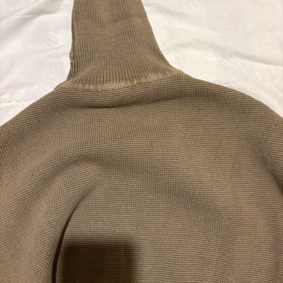 Zara Ultra-Cropped Knit Turtleneck Sweater - Taupe - Picture 9 of 9